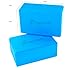 Prosource Fit Foam Yoga Blocks Set of 2, High Density EVA Yoga Bricks, Sturdy Yoga Prop Large Size 4″x 6″ x 9″ (Blue)thumb 1