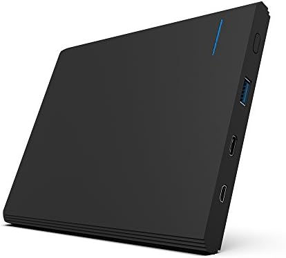 Hydesen Power Bank Portable Charger with USB C,Fast Charging 20000mah QC 3.0,External Battery Pack for iPhone Samsung Nintendo &MP3/MP4 Players Black