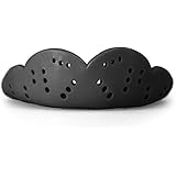 SISU Mouth Guards Max NextGen 2.4mm Custom Fit Sports Mouthguard for Youth/Adults, Charcoal Black