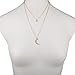 Lux Accessories Pave Star Crescent Moon Galaxy BFF Delicate Best Friends Necklace (2 PC)