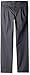 French Toast Little Boys' Pleated Double Knee Pant with Adjustable Waist, Grey, 6