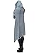 Dokotoo Womens Plus Size High Low Tunic Sweatshirts String Hoodie With Pocket XX-Large Grey