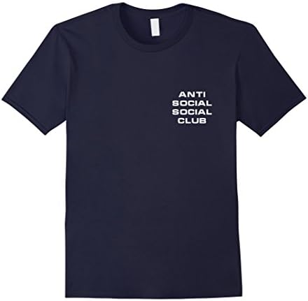 Men's Anti Social Social Club T-shirt XL Navy