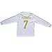 SecenMerch 2019/2020 New Hazard No #7 Real Madrid Home White Kids Long Sleeve Soccer Jersey Kit Shorts Socks Set Youth Sizes