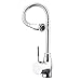 Chrome Pull Down Single Handle Kitchen Sink Faucet Commercial Gooseneck Pre Rinse Kitchen Faucet Mixer Tap Sprayer Single Lever Hot And Cold Water 360 Degree Swivel Spout