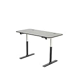 ApexDesk Vortex Series 60-in Wide 6-Button Electric Height Adjustable Sit to Stand Desk (Memory Controller, Espresso Top)