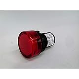 C3 CONTROLSW22UNR-24LR-WNLR 22MM, 24 VAC/VDC, Compact UNIBODY, IEC, Non-RELAMPABLE LED Light, Pilot Light, RED LED, RED Lens