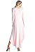 12 Ami Curved Hem V-Neck Long Sleeve Maxi Dress (S-XXXL) - Made in USA