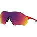 Oakley Men's OO9327 EVZero Range Rectangular Sunglasses, Infrared w/Prizm Road, 38 mm