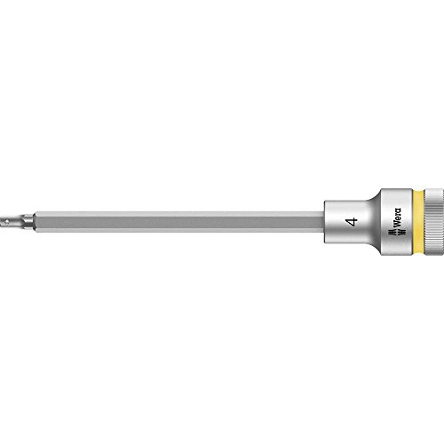 Wera 8740 C 1/2 Zyklop Bit Socket, HF Hex-Plus 4,0 x 140 mm - 05003840001