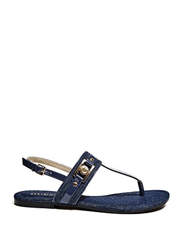 guess denim sandals