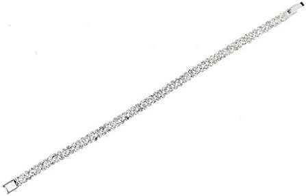 Cupchain Pave Mini Two Row Stretch Bracelet