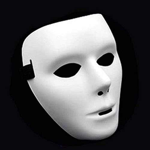 Halloween Mask Dancer Ghost Dance Street Dance Mask Hip Hop White Ball Grim Reaper Easter Men's Full Face Mask