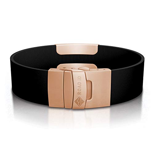 Road ID Personalized Medical ID Bracelet - Official ID Wristband with Medical Alert Badge - Silicone Clasp - Thumbnail 3