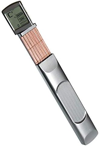 Pocket Guitar Chord Trainer Beginner Practice Tool/Portable with a Rotatable Chords Chart Screen