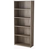 Mainstay` Wood 5-Shelf Bookcase in Oak