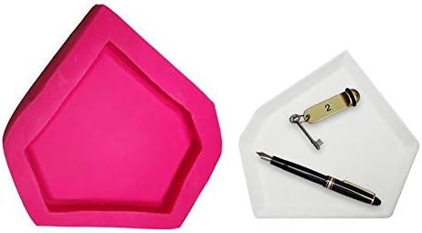 Smartey DIY Pallet Mould - Irregular Edge Clear Water Concrete Tray，Can Be Used to Make Cakes, Soaps, Puddings, Chocolates, Candles, Jelliesfleshy Flower Pots