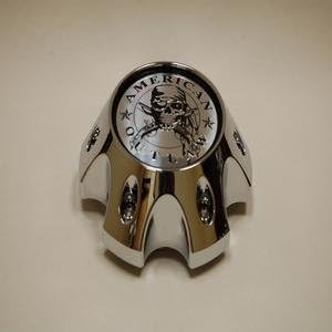 AMERICAN OUTLAW WHEELS BC-789 CHROME SNAP IN CENTER CAP