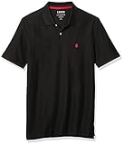 IZOD Men's Advantage Performance Solid Polo, Black, X-Large