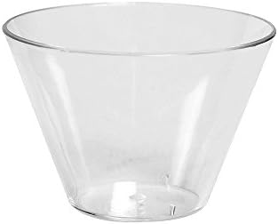Arant 1.5oz Round Plastic Dessert Cups, Clear Set of 24, Ideal for Dessert and Appetizer in Parties, Catering Supplies and Testing
