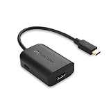 Cable Matters USB C to HDMI Adapter (USB-C to HDMI Adapter) Supporting 4K 60Hz and 60W Charging in Black, Thunderbolt 3 Port Compatible for MacBook Pro, iPad Pro, Samsung Galaxy S10, Note9, and More