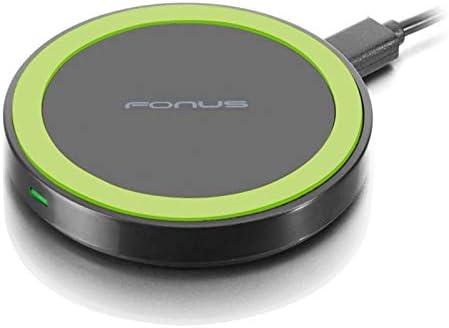 Compact Wireless Charger 10W Fast Charging Pad Compatible with Kyocera Hydro Elite C6750 - LG G6, G7, G8 ThinQ, V50, V40 ThinQ, V35 ThinQ, Google Nexus 6 5 4 - Motorola Droid Turbo Mini