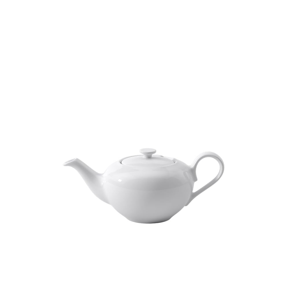 Villeroy & Boch Royal Teapot for One, 400 ml, Premium Porcelain, White