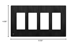 LIDER Brushed Finish Decorator Switch