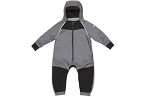 Stonz Kids Rain Suit - Toddler & Kid One Piece Outdoor Coverall with Hood - Waterproof Kids Clothes with Reflective Seams