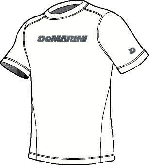 DeMarini Yard-Work Wordmark Training T White - Medium WTD104310-M