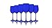 TableTop King Cobalt Blue Full Accent 19 oz Wine Glasses - Set of 6 Additional Vibrant Colors Available