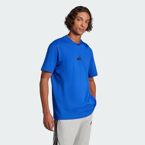 Uomo Essentials Small Logo Single Jersey Shirt, Team Royal Blue/Black, S