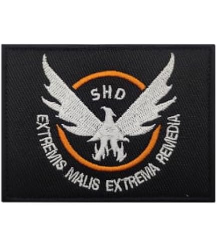 Amazon.com: LAD Studio The Division SHD Logo Distressed Orange