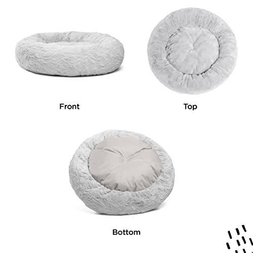 Best Friends by Sheri The Original Calming Donut Cat and Dog Bed in Lux