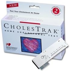CholesTrak Home Cholesterol Test Kit Size : 2 TESTS PER PACK