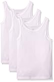 Fruit of the Loom Baby Girls' Tank Top, 3 pk-White - Large