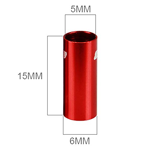 Forest Byke Company Jagwire Ferrule Housing Kit - 4mm 5mm and Cable Ends Included - Bicycle Brake and Shifter Ferrule Kit (9 Color Options) (Purple) - Thumbnail 6