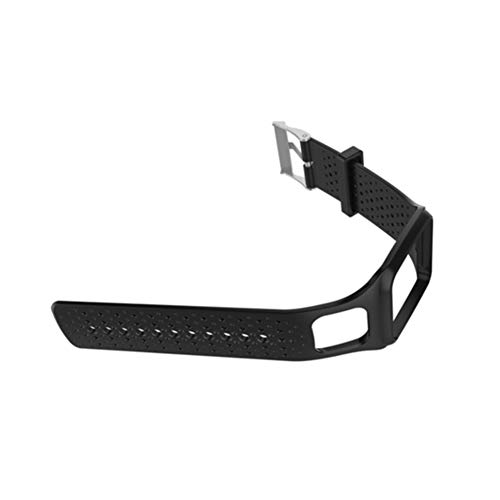 Sibode Replacement Bands for Tomtom Runner HRM + Multi-Sport GPS Multimeter and Runner Cardio Watch Tomtom Multi-Sport +CSS+AM Silicon WatchBand and More (Black) - Thumbnail 2