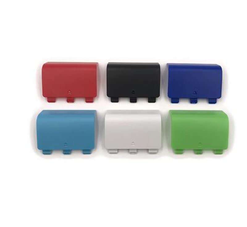 Colorful Battery Back Cover for Xbox Series S X Controller Battery Door Lid Pack Shell Replacement (Black)