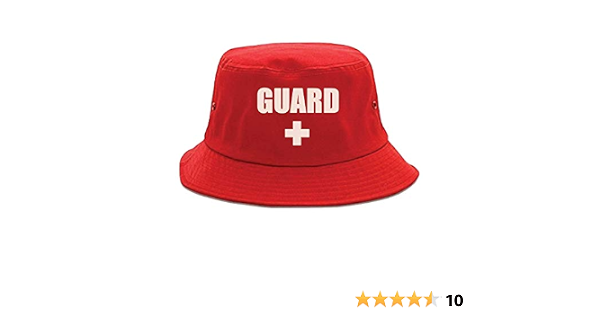 Guard Red Bucket Hat for Men \u0026 Women at 