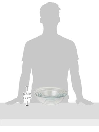 Pyrex Smart Essentials Mixing Bowl Set Including Locking Lids