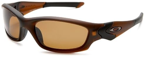 【美品】オークリー　サングラス　ブラウン　straight Polarized Oakley Men's Straight Jacket Polarized Sunglasses,Matte Rootbeer