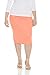 ESTEEZ Plus Size Knee Length Stretchy Cotton Pull-On Pencil Skirt for Women 1X - 4X - Dallas