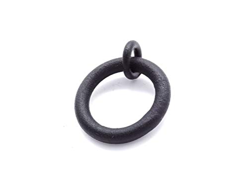 1 5/8" Black Cast Iron Ring Pull Shutter Ring Pull