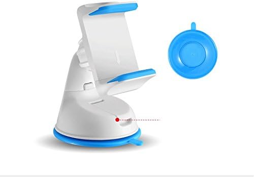 Ensar 360 Grip Mount - White - Universal in Car Holder for iPhone 6/ 6 Plus / 5s /5c /4/4s Samsung Galaxy S5 /S4 /S3 / Note 4/3 &amp; Other Smartphones (White)