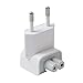 US to Europe Plug Converter Travel Charger Adapter for Apple iBook MacBook (White) primary