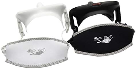 Yeefant Diving Mask Belt Black&White Scuba-Dive Mask Straps Double Sided Padded Strap Cover Hair Wrap Free Diving Neoprene