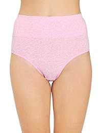 Bragas de bikini para dama, cómodas, de algodón, de cintura alta, transpirables, suaves, con control de abdomen, talla grande