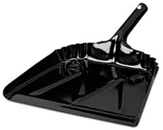 (3 Pack Value Bundle) IMP4212 Heavy Duty Metal Dustpan, 12 Inches Wide x 14 Inches High, 20 Gauge Steel, Black