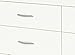 South Shore Step One 6-Drawer Double Dresser Pure White, Contemporary